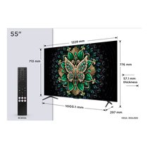 C6K 55C6K Televisor 139,7 cm (55") 4K Ultra HD Smart TV Wifi Metálico