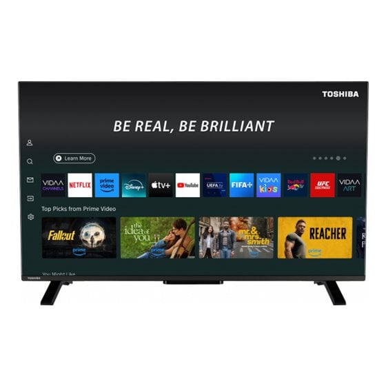40QV2F63DG Televisor 101,6 cm (40") Full HD Smart TV Negro 220 cd / m²