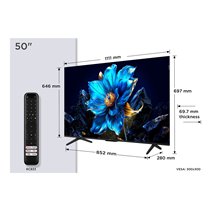 P7K 50P7K Televisor 127 cm (50") 4K Ultra HD Smart TV Wifi Metálico 430 cd / m²