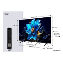 P7K 65P7K Televisor 165,1 cm (65") 4K Ultra HD Smart TV Wifi Metálico 450 cd / m²