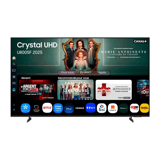 TU43U8005FU 109,2 cm (43") 4K Ultra HD Smart TV Wifi Negro