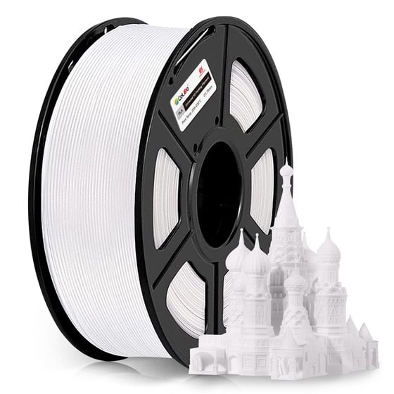 COL3D-LCD164W material de impresión 3d Ácido poliláctico (PLA) Blanco 1 kg