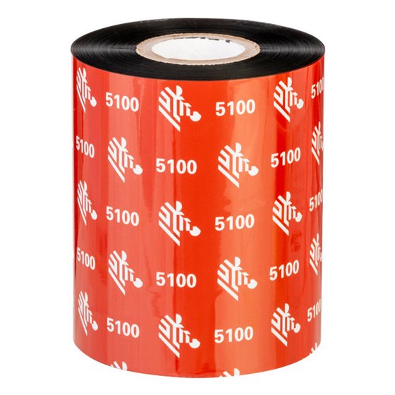 5100 Resin cinta térmica 450 m Negro