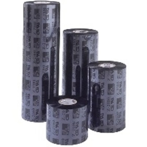 2100 Wax cinta térmica 450 m Negro