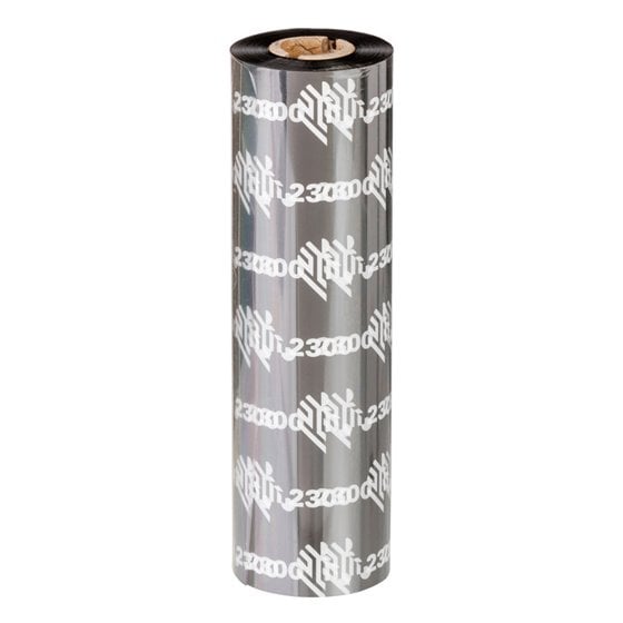 2300 Wax cinta térmica 300 m Negro