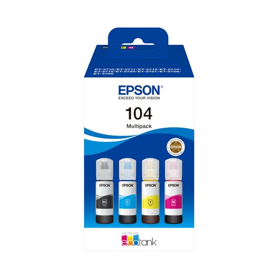 104 EcoTank 4-colour Multipack