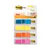 Highlighting Flags, Bright Colors, 1/2 in Wide, 35/Disp, 4 Disp/Pack bandera adhesiva 35 hojas