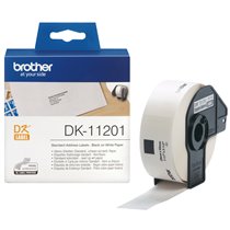 DK-11201 cinta para impresora de etiquetas Negro sobre blanco