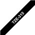 TZE315 cinta para impresora de etiquetas Blanco sobre negro TZe
