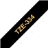TZE-334 cinta para impresora de etiquetas Oro sobre negro