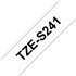TZE-S241 cinta para impresora de etiquetas Negro sobre blanco TZ