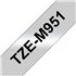 TZE-M951 cinta para impresora de etiquetas Negro sobre plata