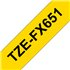 TZE-FX651 cinta para impresora de etiquetas Negro sobre amarillo TZ