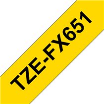 TZE-FX651 cinta para impresora de etiquetas Negro sobre amarillo TZ