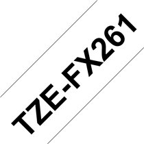 TZE-FX261 cinta para impresora de etiquetas Negro sobre blanco