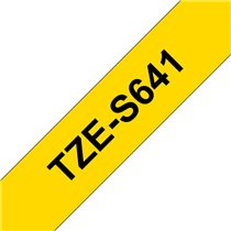 TZE-S641 cinta para impresora de etiquetas Negro sobre amarillo TZ