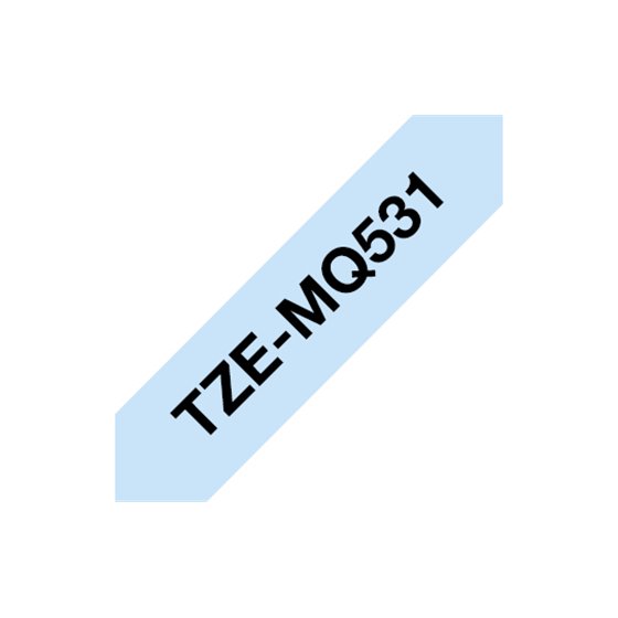 TZEMQ531 cinta para impresora de etiquetas Negro sobre azul TZe