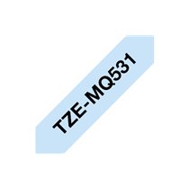 TZEMQ531 cinta para impresora de etiquetas Negro sobre azul TZe