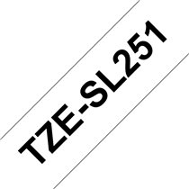 TZESL251 cinta para impresora de etiquetas Negro sobre blanco