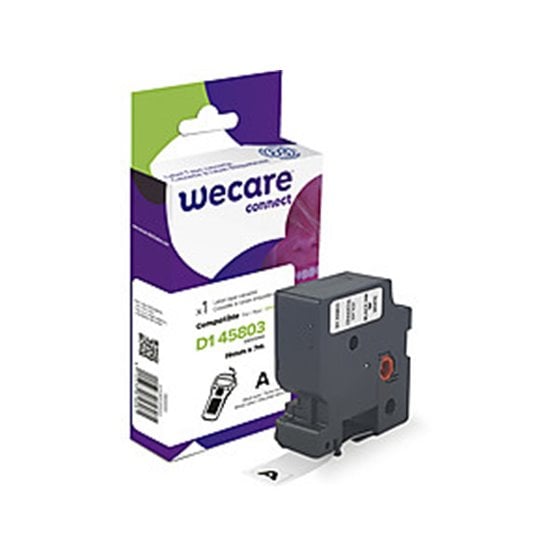 K80012W4 cinta para impresora de etiquetas Negro sobre blanco
