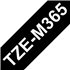 TZE-M365 cinta para impresora de etiquetas Blanco sobre negro
