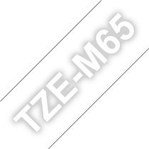TZE-M65 cinta para impresora de etiquetas Transparente