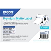 Rollo continuo de Premium Matte Label, 51 mm x 35 m