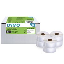 LW etiquetas de dirección multiusos auténticas | 32 mm × 57 mm | 6 rollos de 1000 etiquetas con reverso fácil de retirar (6000 u