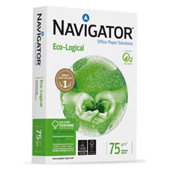 Eco-Logical 75g.m-2 papel para impresora de inyección de tinta Blanco