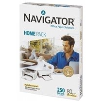PAPEL A4 NAVIGATOR  80g 250h HOME PACK - Pack de 10 unidades