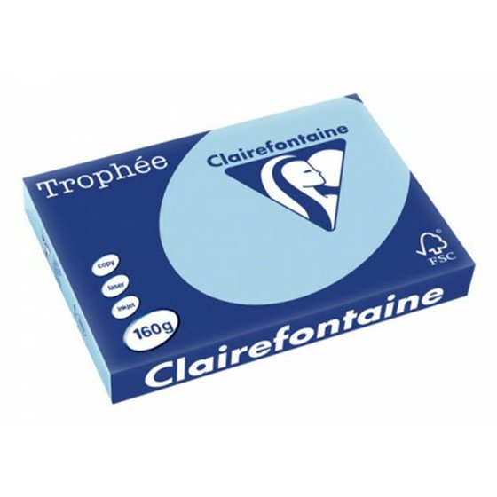 Perfocopy papel para impresora de inyección de tinta A3 (297x420 mm) 250 hojas Azul claro