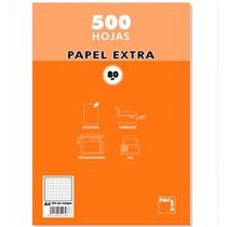 PACSA PAPEL MULTIFUNCIÓN 500 HOJAS 80GR A4 RAYADO 6X6 BLANCO