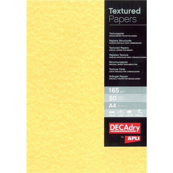 PCL1676 papel para impresora de inyección de tinta A4 (210x297 mm) 50 hojas Oro