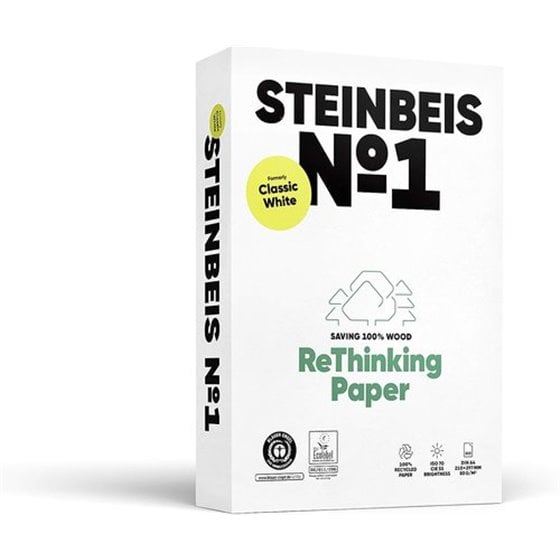 PAPEL A4 STEINBEIS Nº1 80g 500h - Pack de 5 unidades