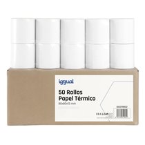 Caja 50 rollos papel térmico sin BPA 80x80