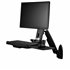 Estación de Trabajo de Pie y Sentado para Montaje en Pared - Para Un Monitor de hasta 24 Pulgadas - Escritorio Ergonómico
