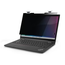 Filtro de Privacidad Brillante para Portátiles Lenovo X13 Yoga Gen 4 Táctil - De Voltear - Transmitancia de Luz del 75% - Filtro