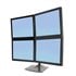 DS Series DS100 Quad Monitor Desk Stand 61 cm (24") Escritorio Negro