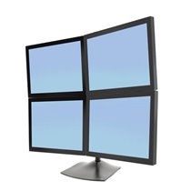 DS Series DS100 Quad Monitor Desk Stand 61 cm (24") Escritorio Negro