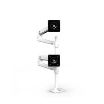 LX Series LX Dual Stacking Arm 101,6 cm (40") Escritorio Blanco