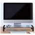SOPORTE MONITOR OFFICE BOX CRYSTAL AIR NEGRO
