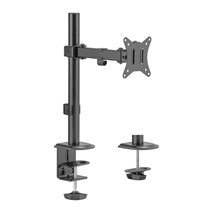 Soporte de escritorio articulado para monitor de 17«-32», negro