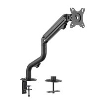 Soporte de Mesa ECO Contrapeso Giratorio e Inclinable para Monitor/TV 8Kg (3 Pivotes, 1 Brazo) de 17-32, Negro