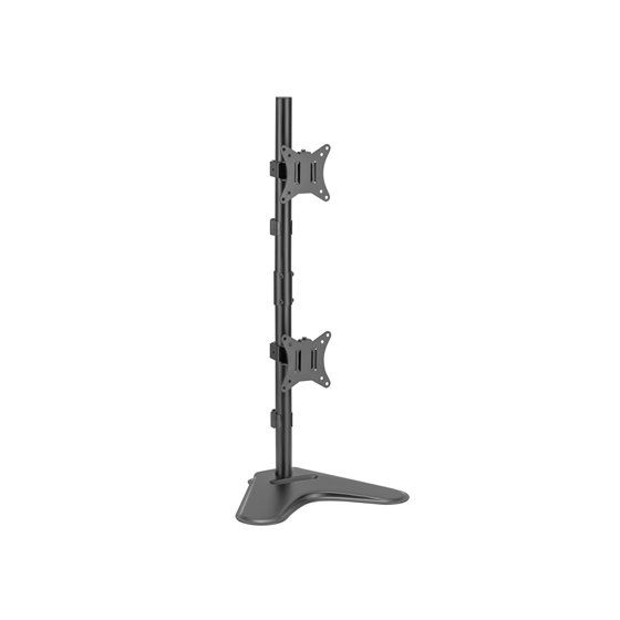 Soporte de sobremesa para dos monitores verticales de 17"-32