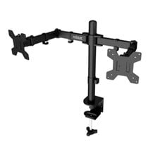 SOPORTE 2 BRAZOS NEGRO