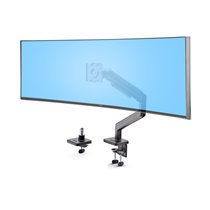 Soporte VESA de Sobremesa para Monitor Curvo de 49" Ultraancho 32:9 - Brazo VESA para Monitor con Grommet/Mordaza - Base VESA - 