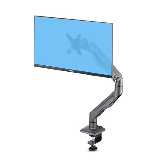 Brazo Soporte de Sobremesa para Monitor de Hasta 32" - Soporte VESA - Brazo VESA - Máximo 10kg - VESA 75x75/100x100 - Mordaza Ab