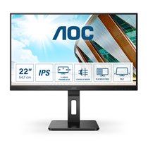 P2 22P2DU pantalla para PC 54,6 cm (21.5") 1920 x 1080 Pixeles Full HD LED Negro