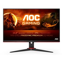 G2 24G2ZE/BK pantalla para PC 60,5 cm (23.8") 1920 x 1080 Pixeles Full HD LED Negro, Rojo
