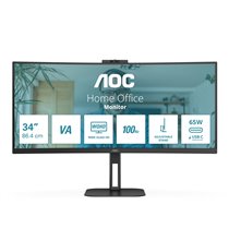V5 CU34V5CW pantalla para PC 86,4 cm (34") 3440 x 1440 Pixeles Wide Quad HD LED Negro